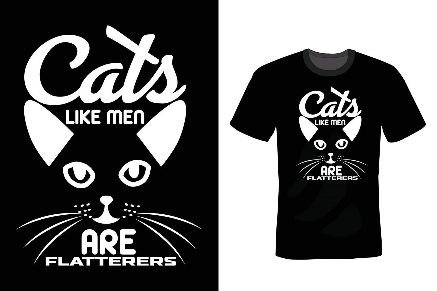 Cat T shirt design, vintage, typography vector