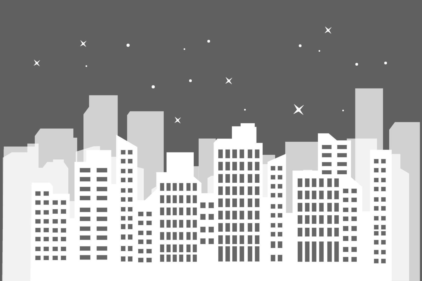 White City Background City concept illustration vector