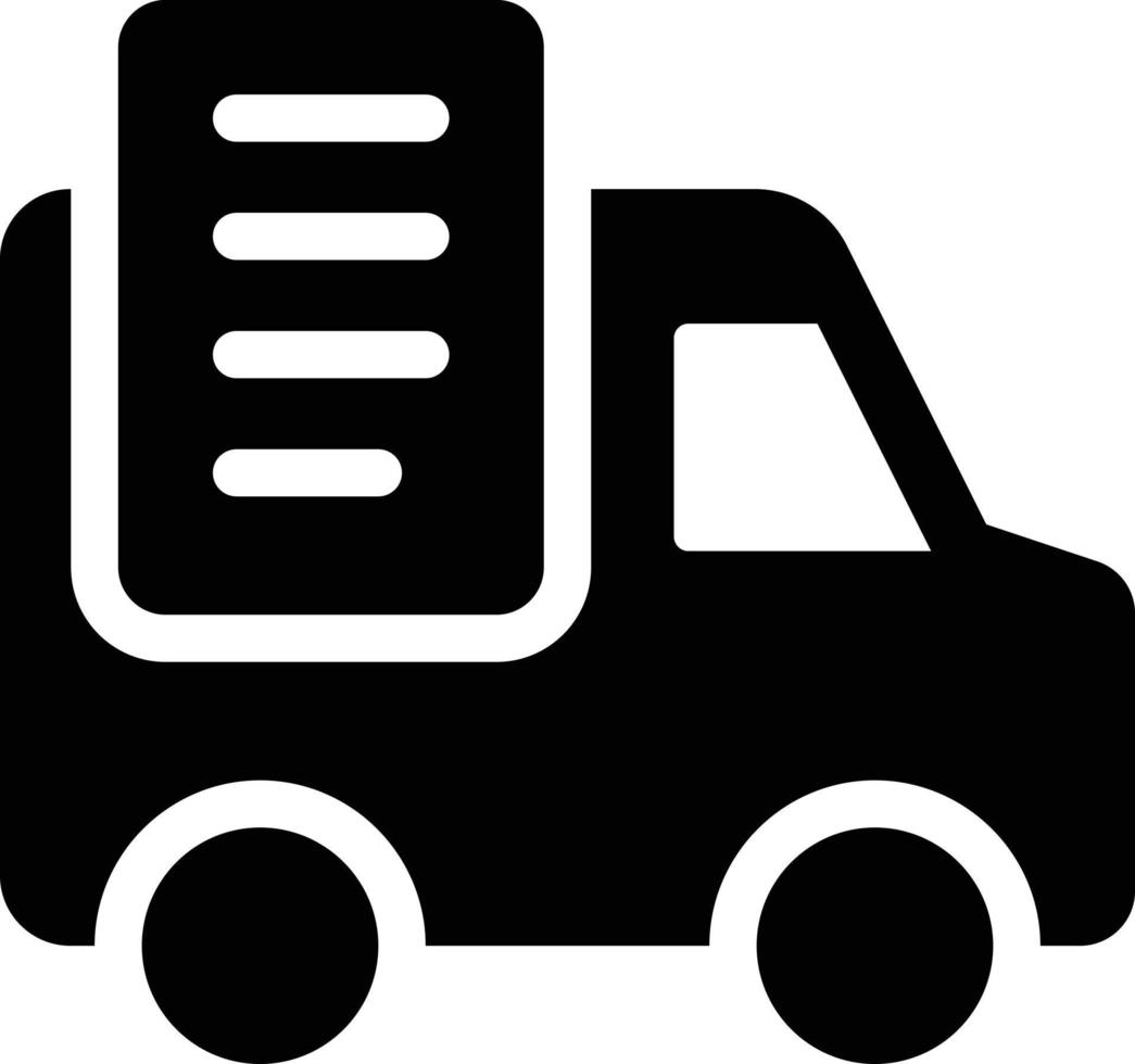 truck document vector illustration on a background.Premium quality symbols.vector icons for concept and graphic design.