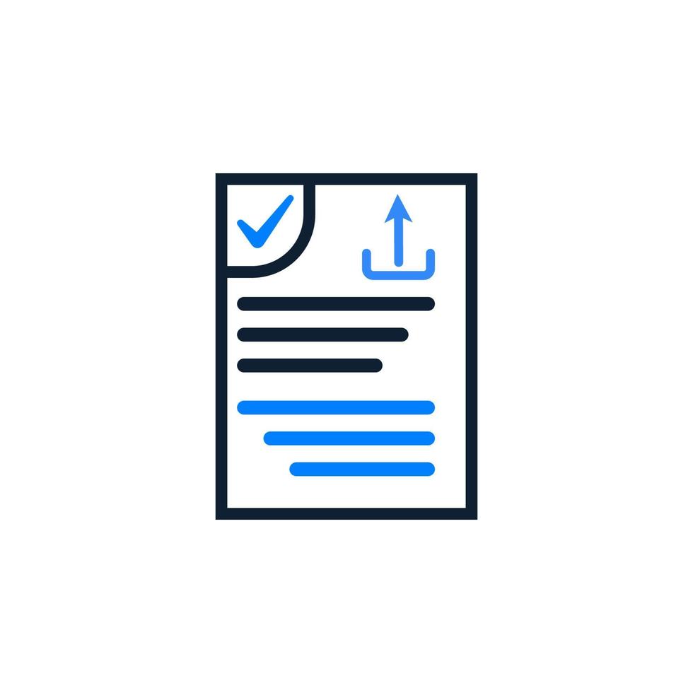 SEO, Article submission icon design vector