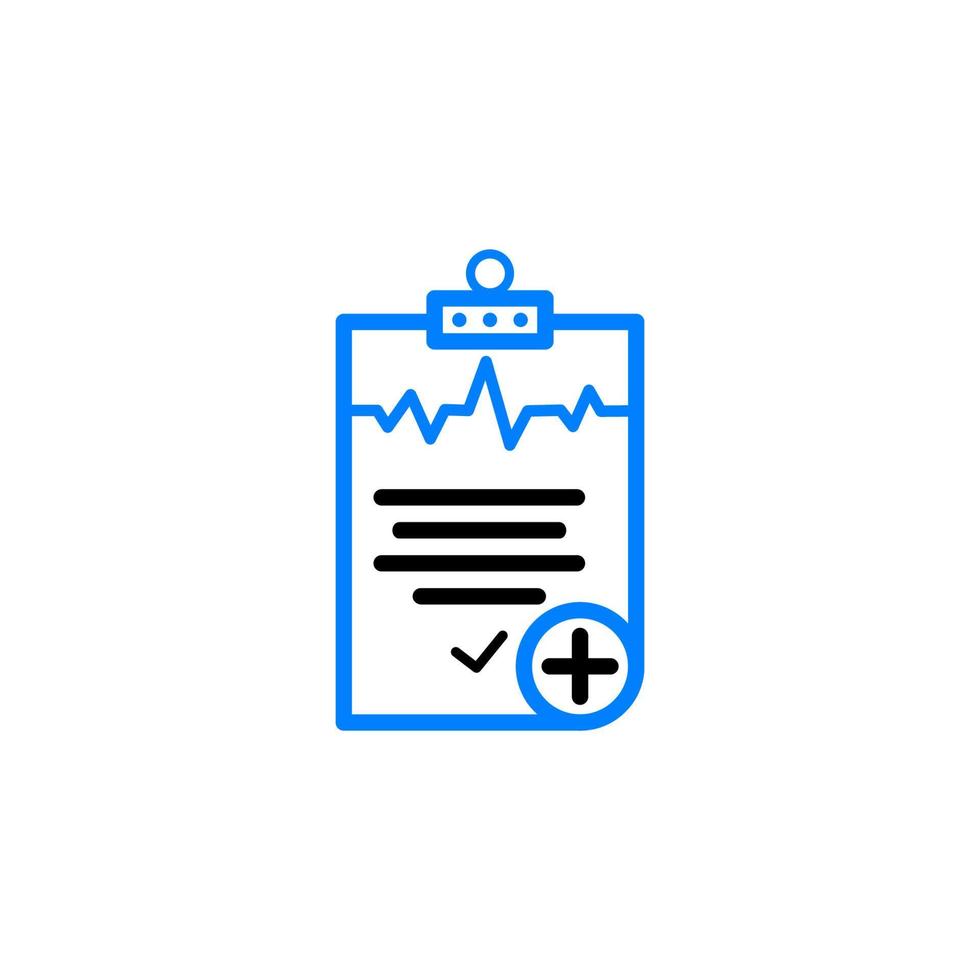 Diagnosis , health, medical, patient, Diagnostic Report Icon vector