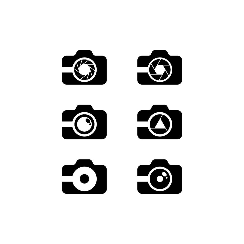 Camera icon Set vector