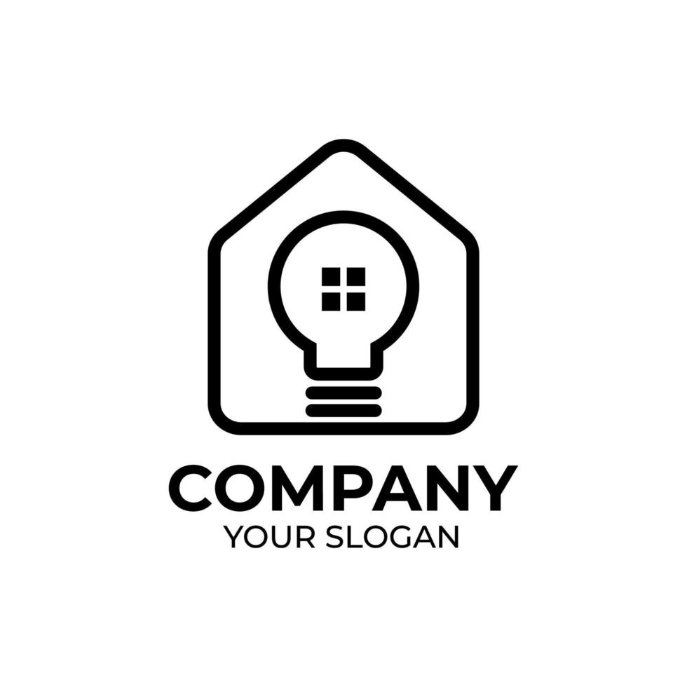 Smart home logo design vector