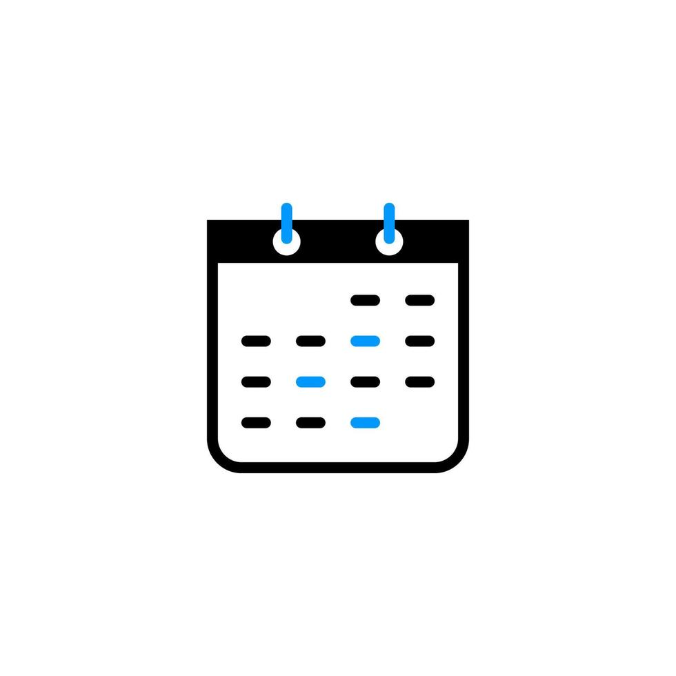 vector de icono de calendario de negocios