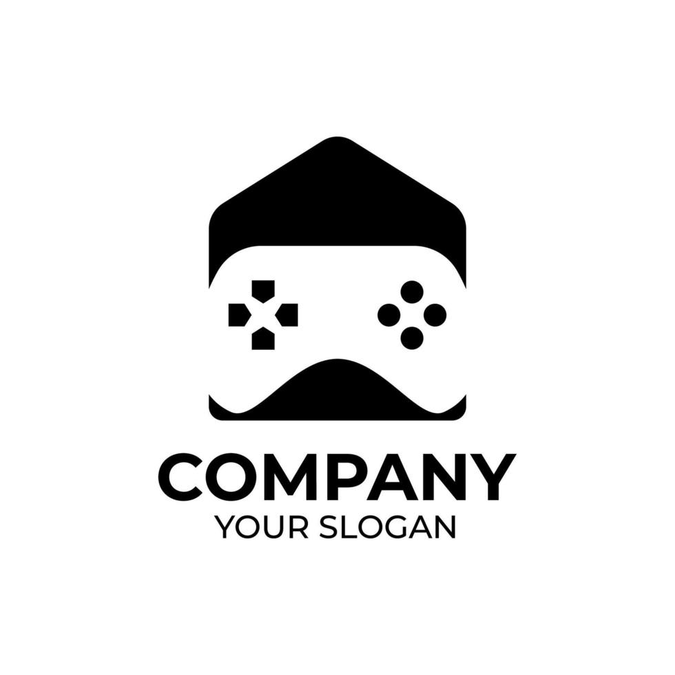 Gaming store logo design vector