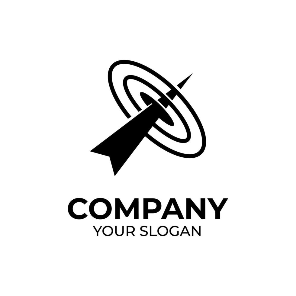 Target arrow logo design 7851186 Vector Art at Vecteezy