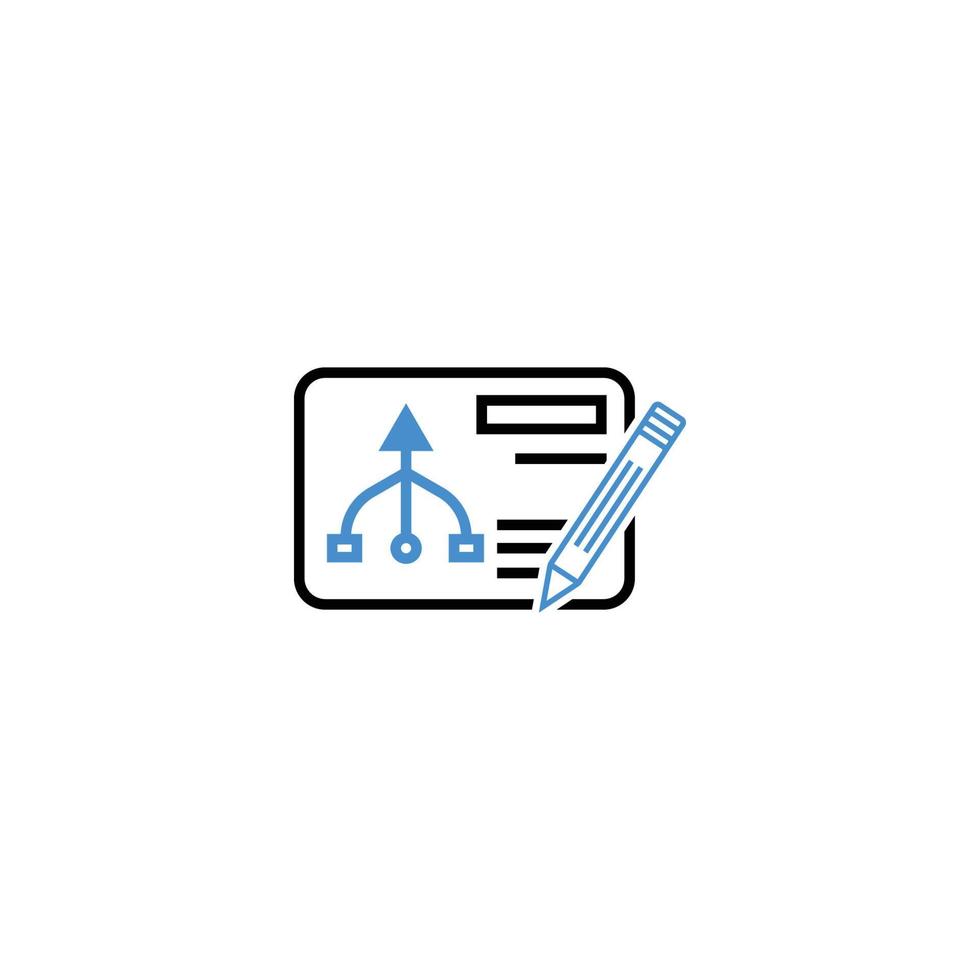 Business growth analysis chart icon vector