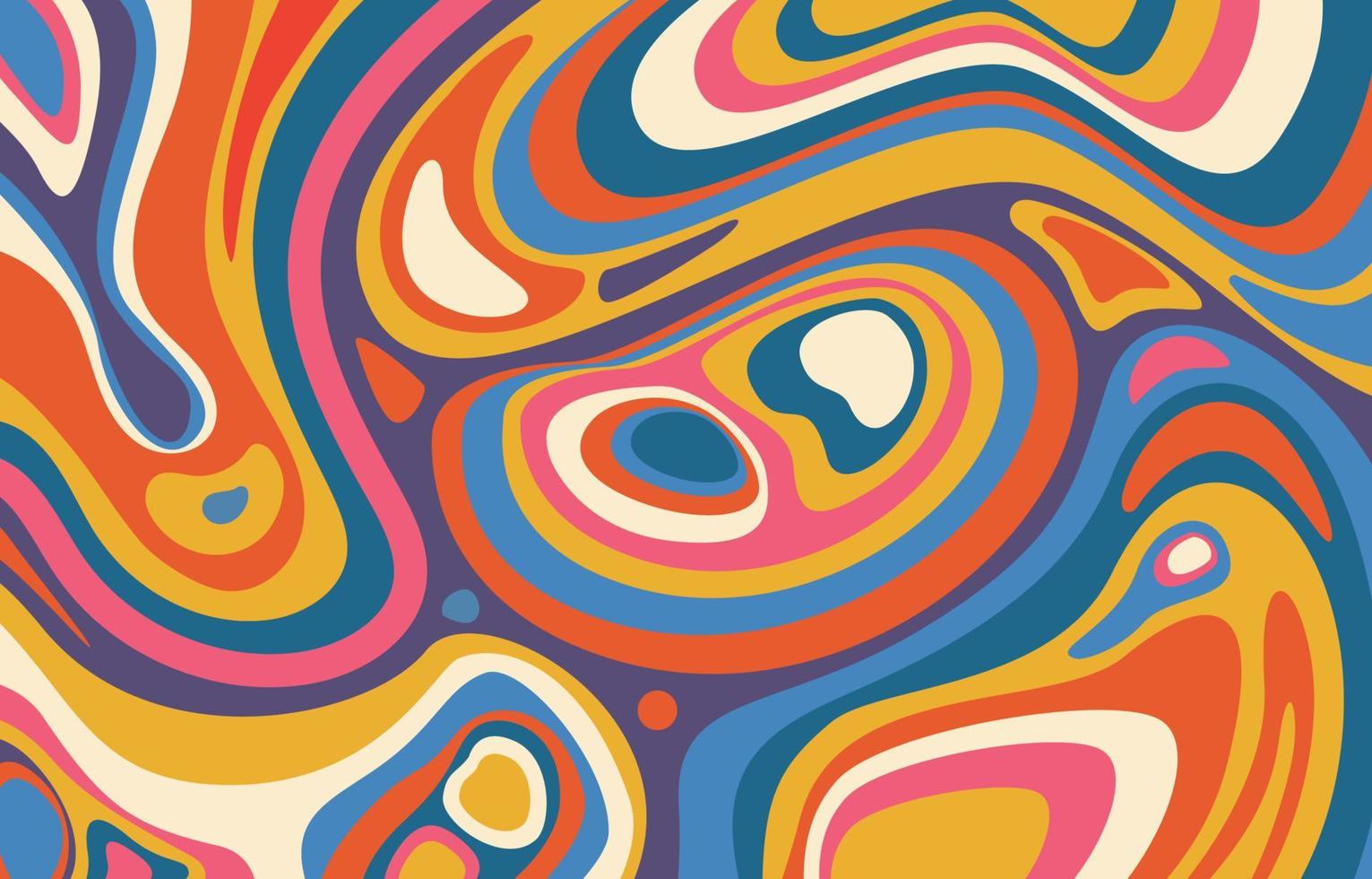 Abstract Psychedelic Background vector