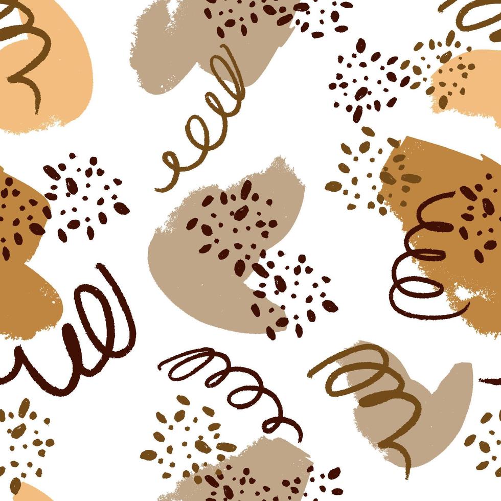 Pattern with dots in brown color.eps vector
