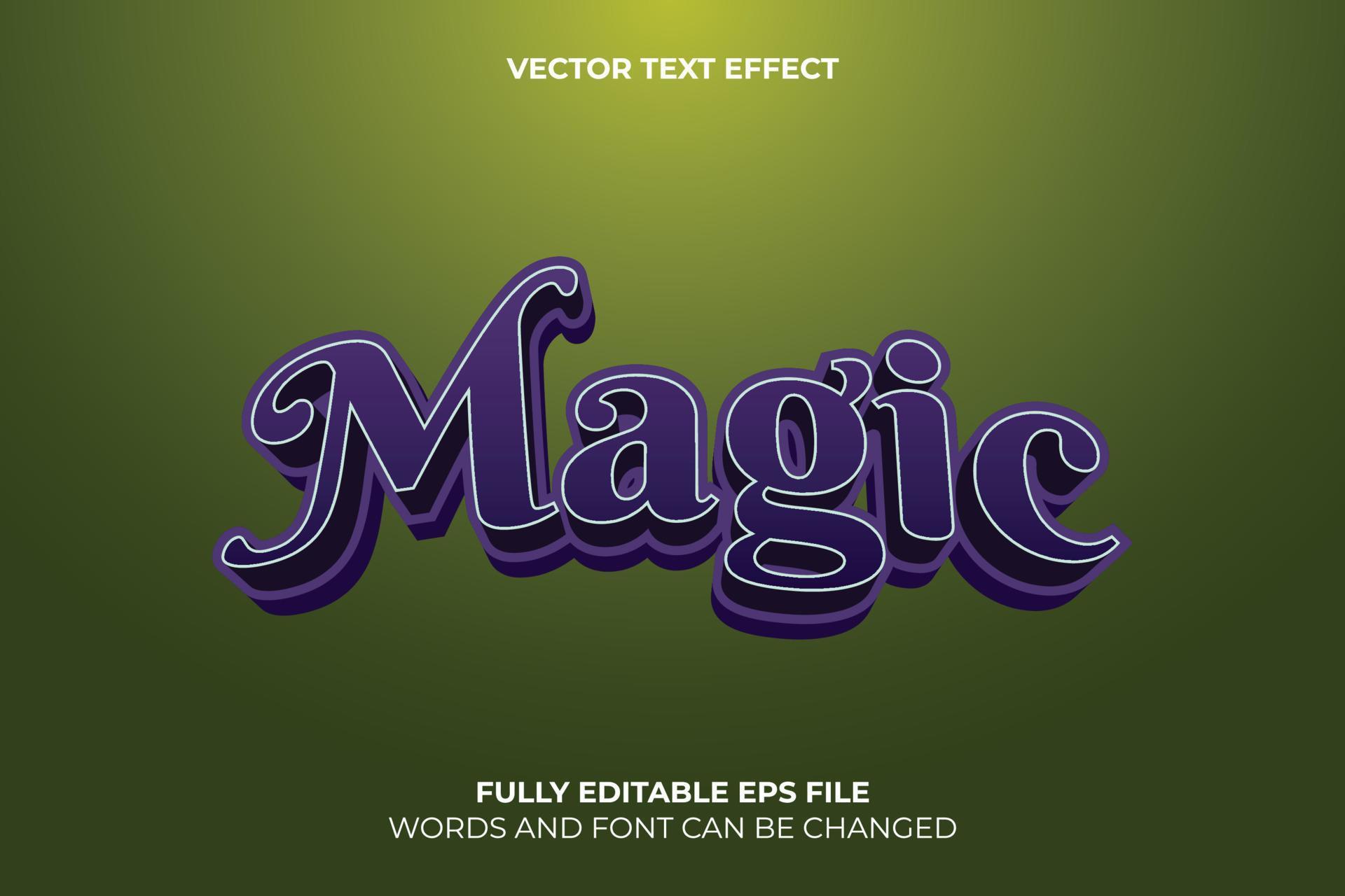 Editable 3D Vector Text Effect Template 7851972 Vector Art at Vecteezy