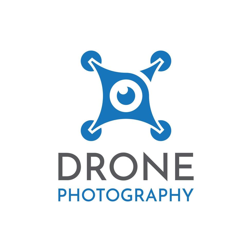 drone photography logo design vector