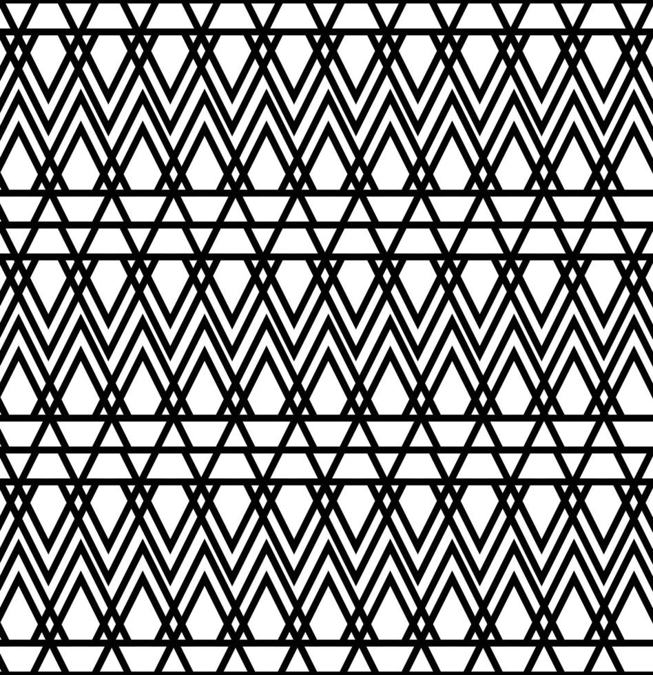 black and white textile pattern, Tribal pattern background vector