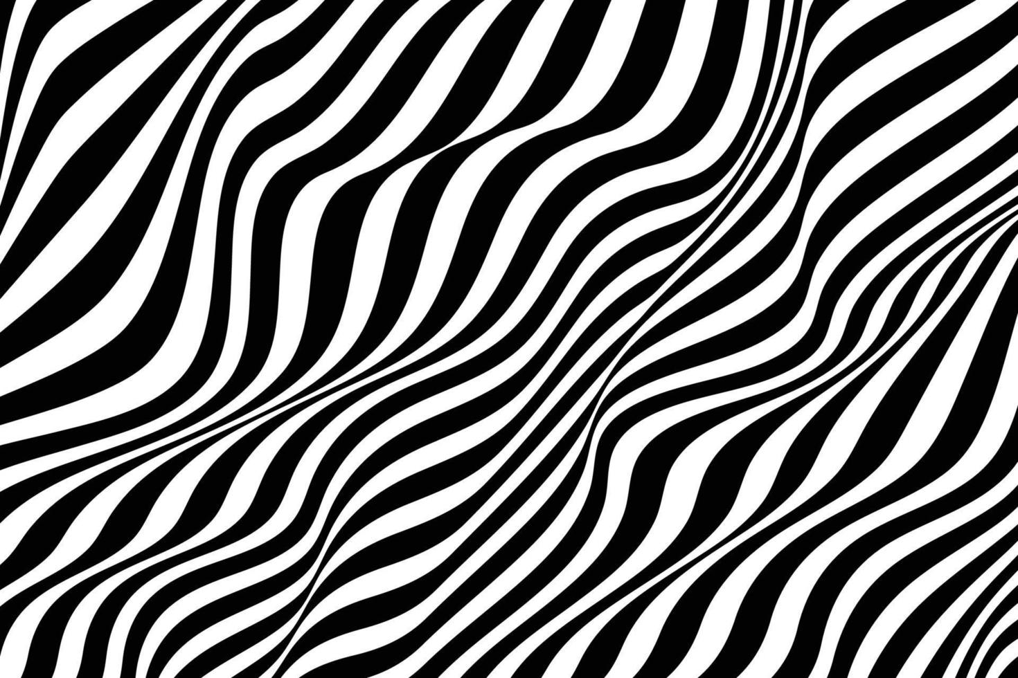 Elegant diagonal striped wave texture. Stylish abstract mono-color curve lines background. Fashion black and white smooth surface vector
