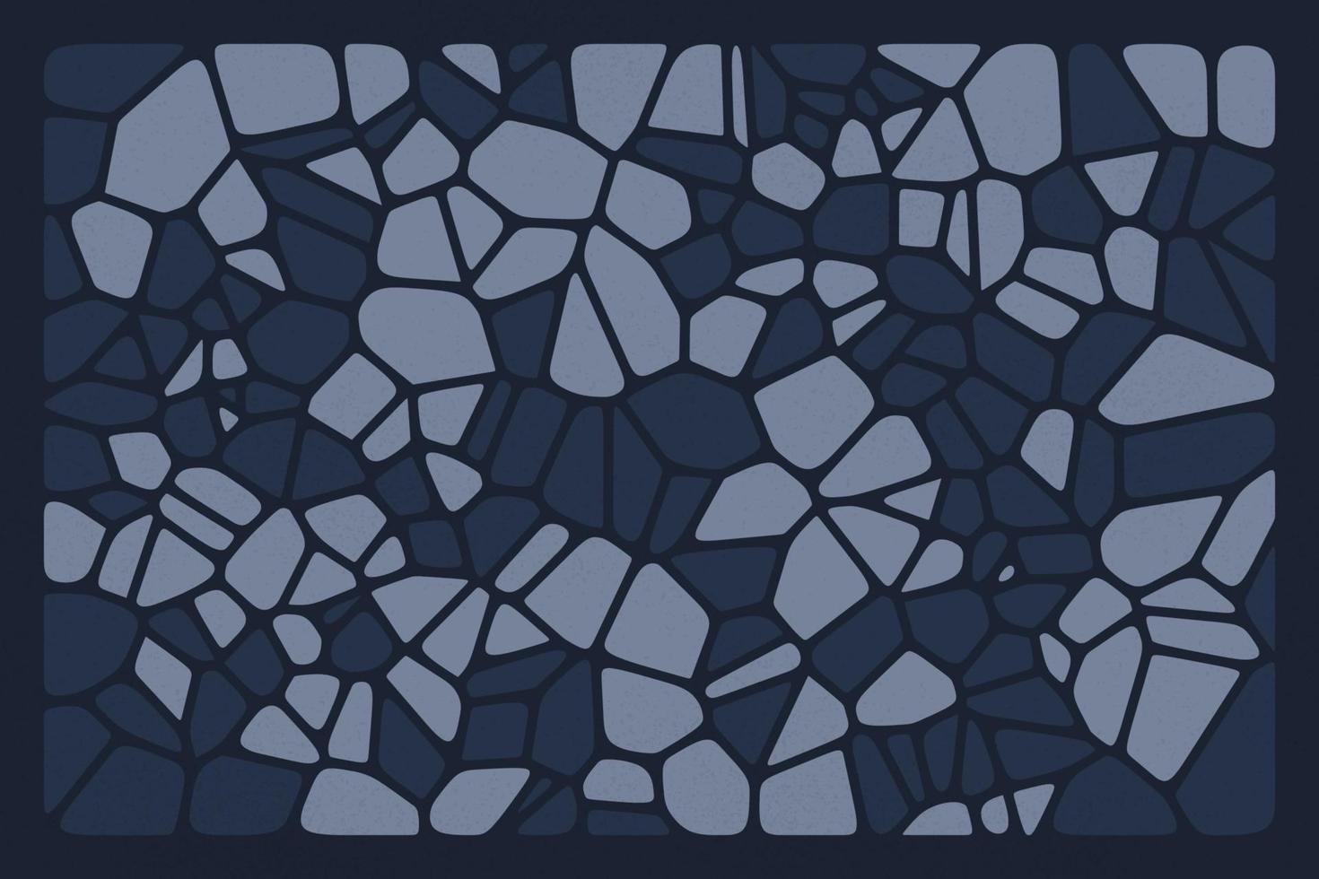 Modern dark blue polygonal shapes elements background design. Abstract Voronoi diagram mesh pattern illustration vector