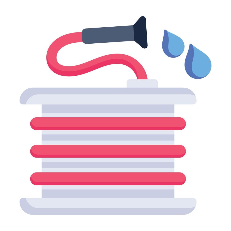 A hose pipe flat modern icon vector