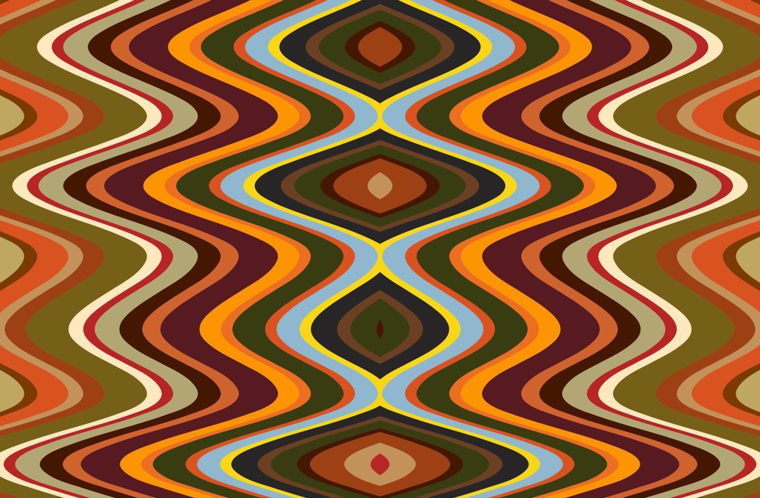 colores rayados africanos ondulados, fondo textil patrón, tejido estampado ondulado, adorno étnico hecho a mano, motivos de tiras tribales. textura vectorial afro, vestido de abrigo pareo, plantilla de banner batik de alfombra vintage vector