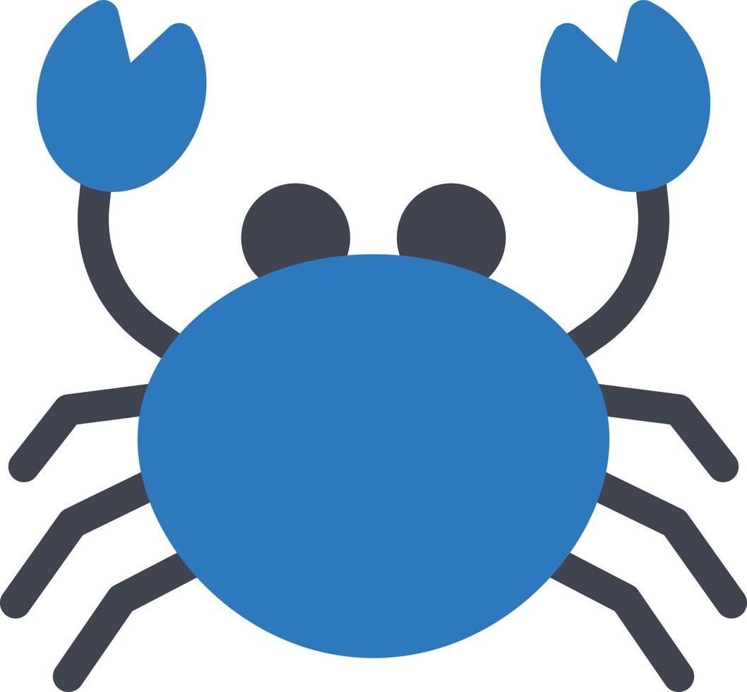 crab vector illustration on a background.Premium quality symbols.vector icons for concept and graphic design.