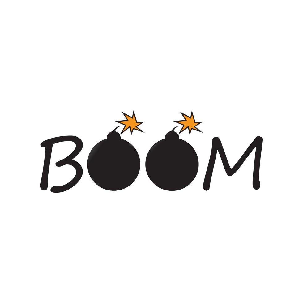 Boom Icon vector background