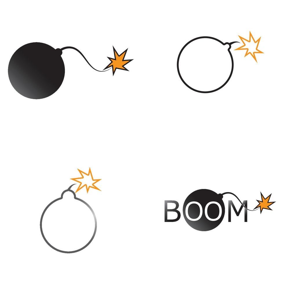 Boom Icon vector background