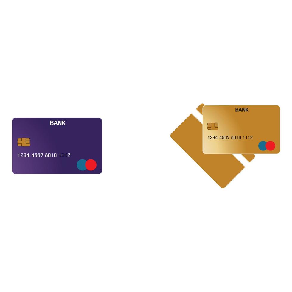 Fondo de icono de vector de tarjeta de crédito