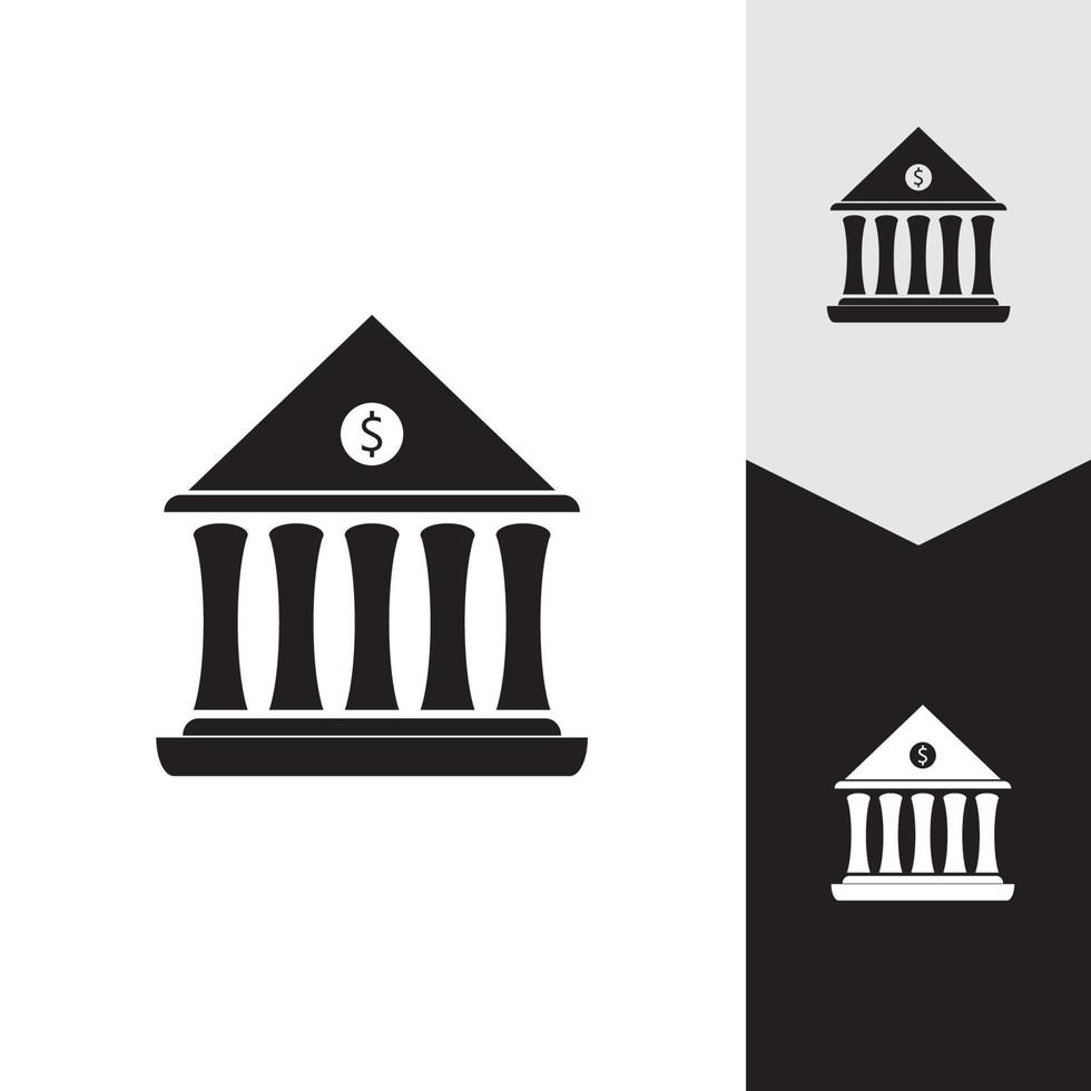 Business and finance icon bank vector illustration