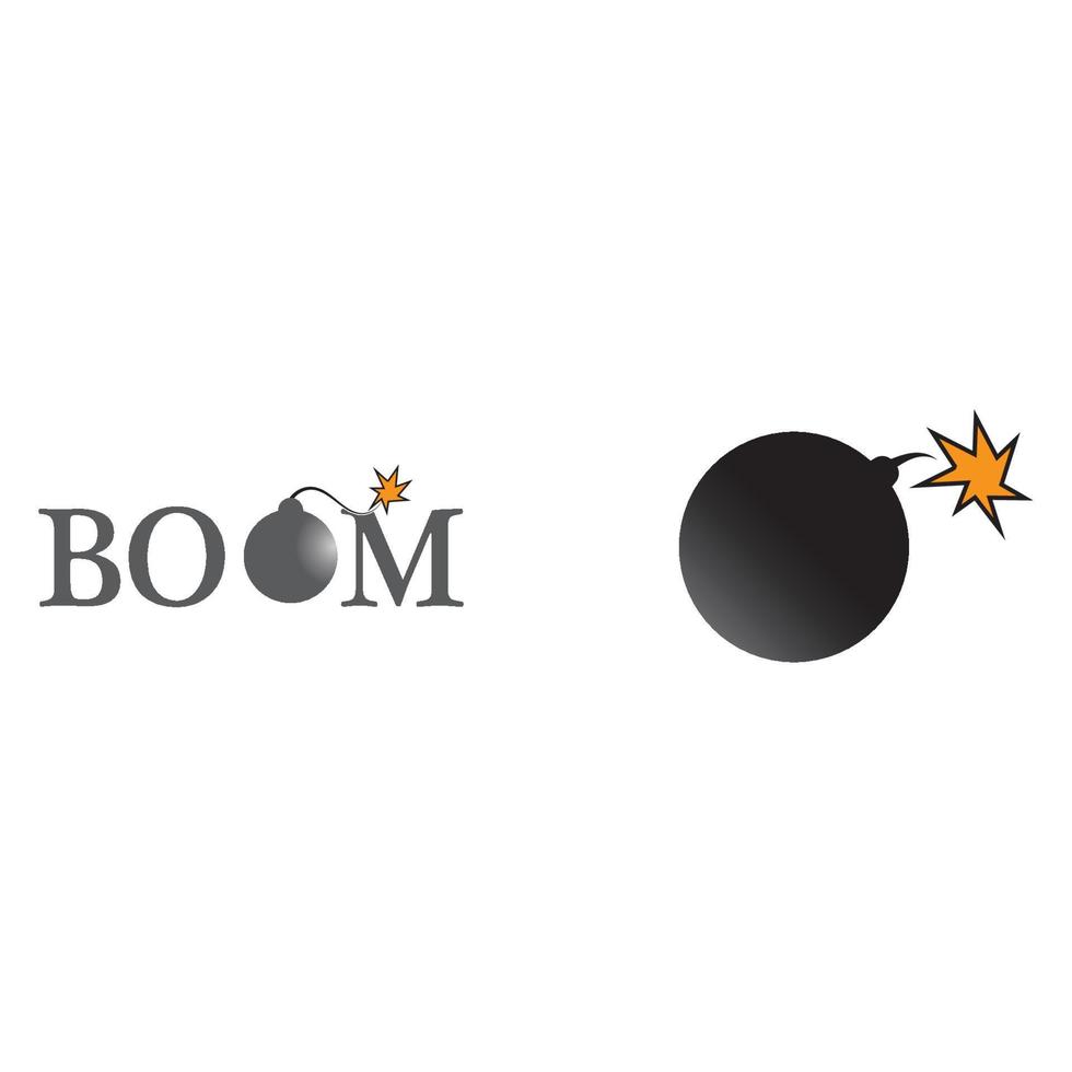 Boom Icon vector background