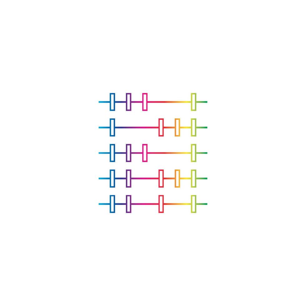 abacus icon vector background