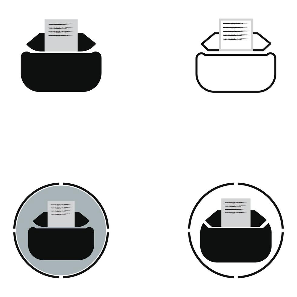 E-mail symbol vector. Mail line icon vector