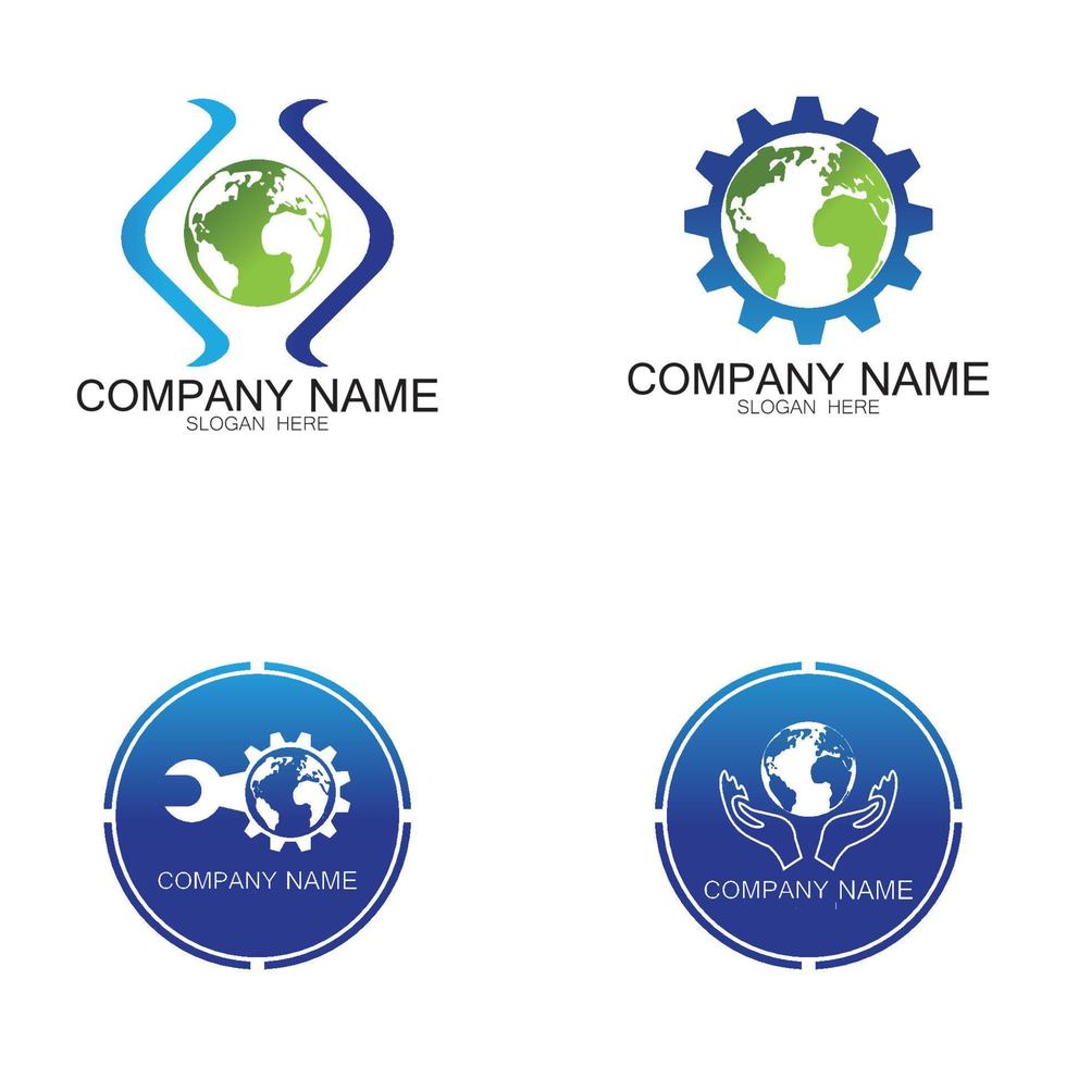 World logo designs vector icon