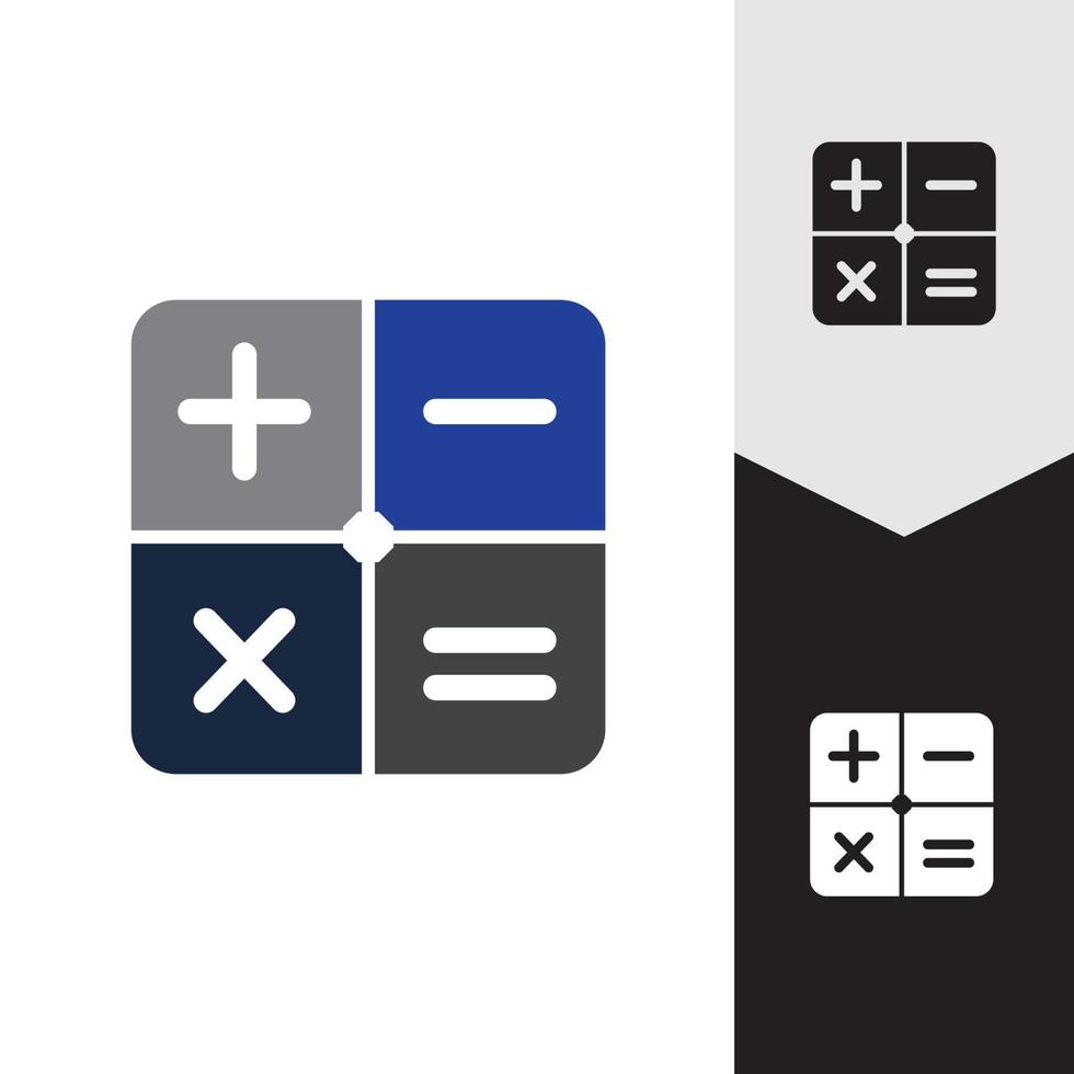 Calculator vector icon template background