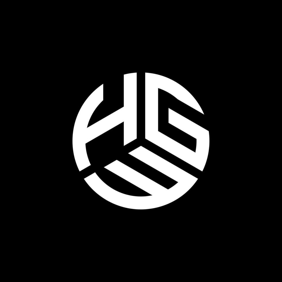 diseño de logotipo de letra hgw sobre fondo blanco. concepto de logotipo de letra de iniciales creativas hgw. diseño de letras hgw. vector