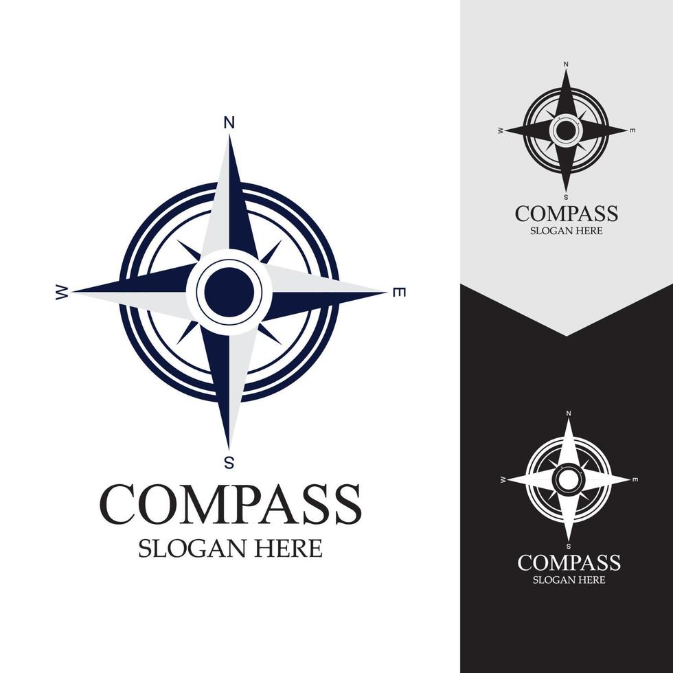 Compass Logo Template vector icon illustration design