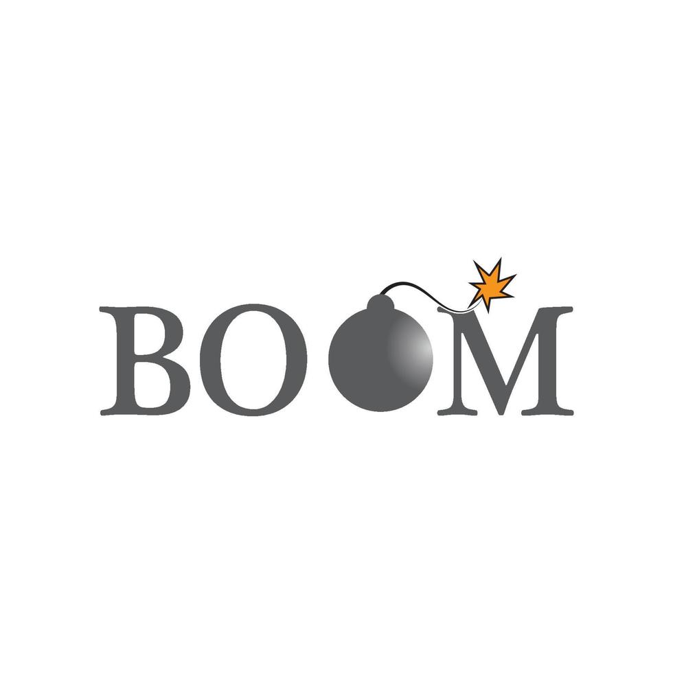 Boom Icon vector background