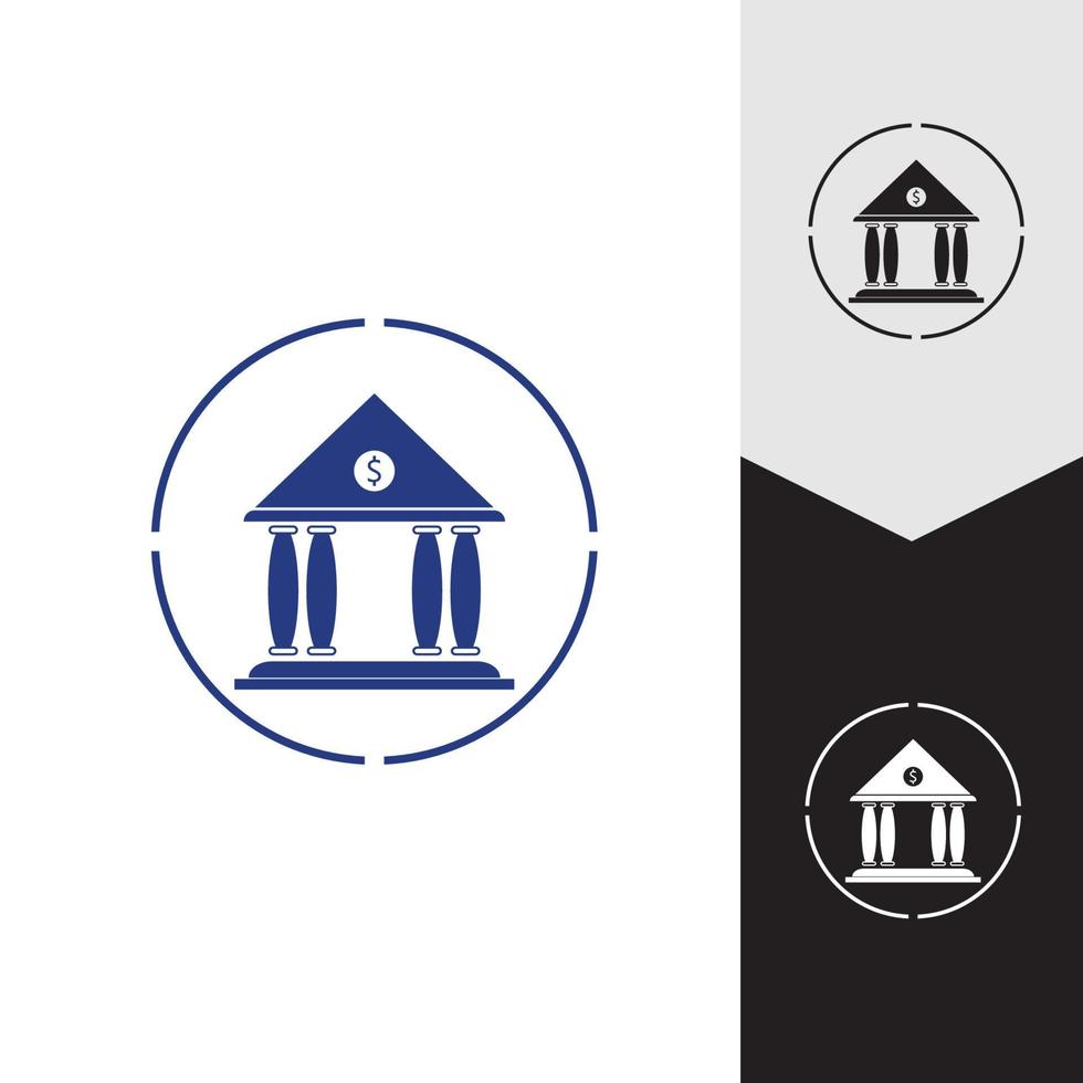 Business and finance icon bank vector illustration