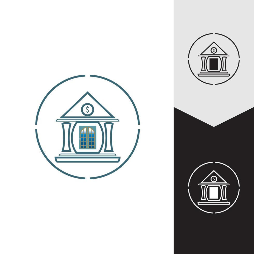 Business and finance icon bank vector illustration