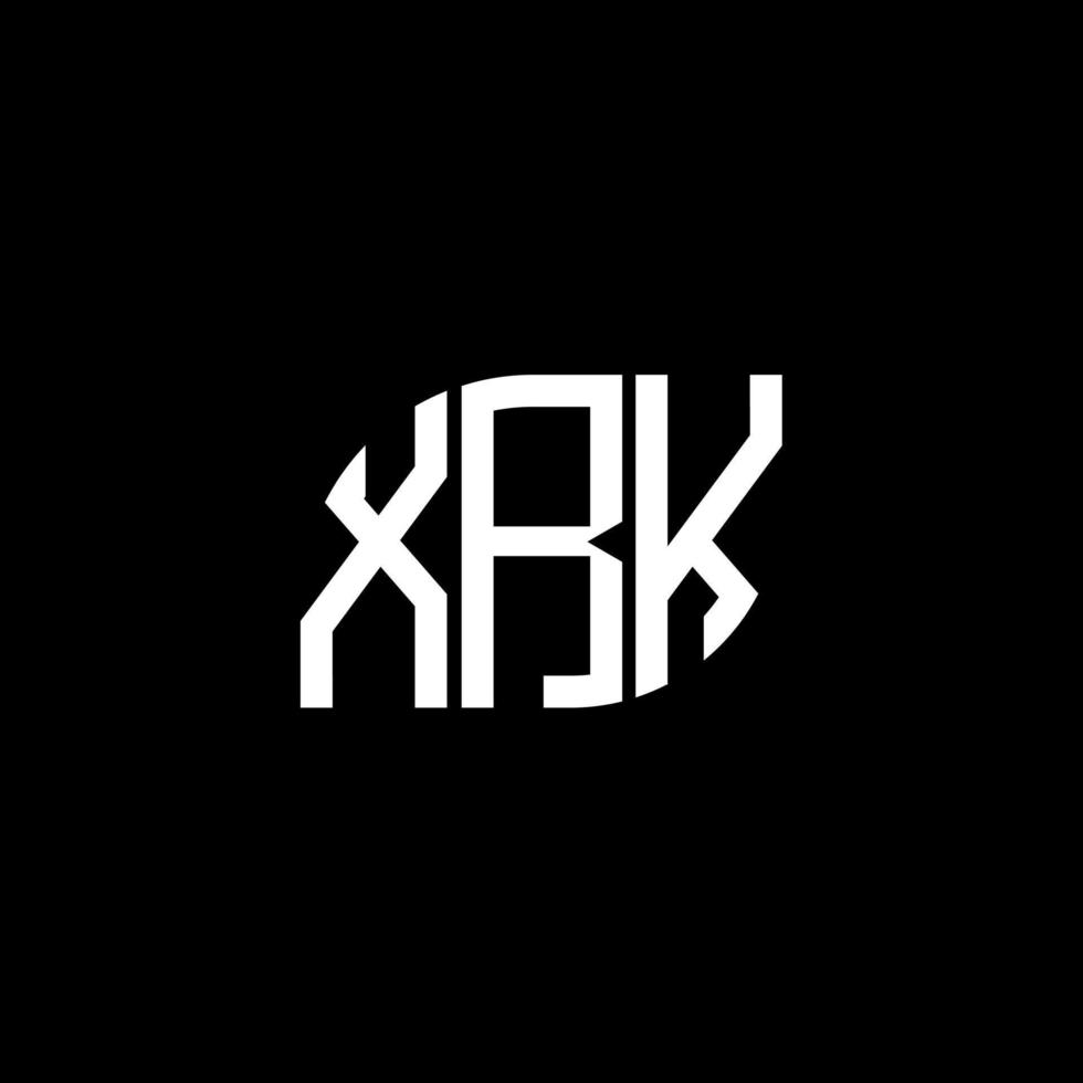 XRK letter logo design on black background. XRK creative initials letter logo concept. XRK letter design. vector