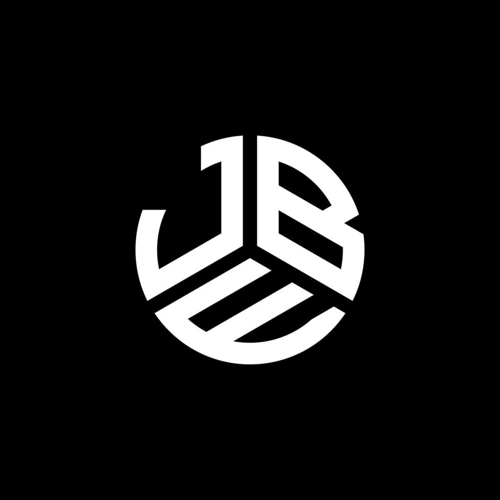 JBE letter logo design on white background. JBE creative initials letter logo concept. JBE letter design. vector