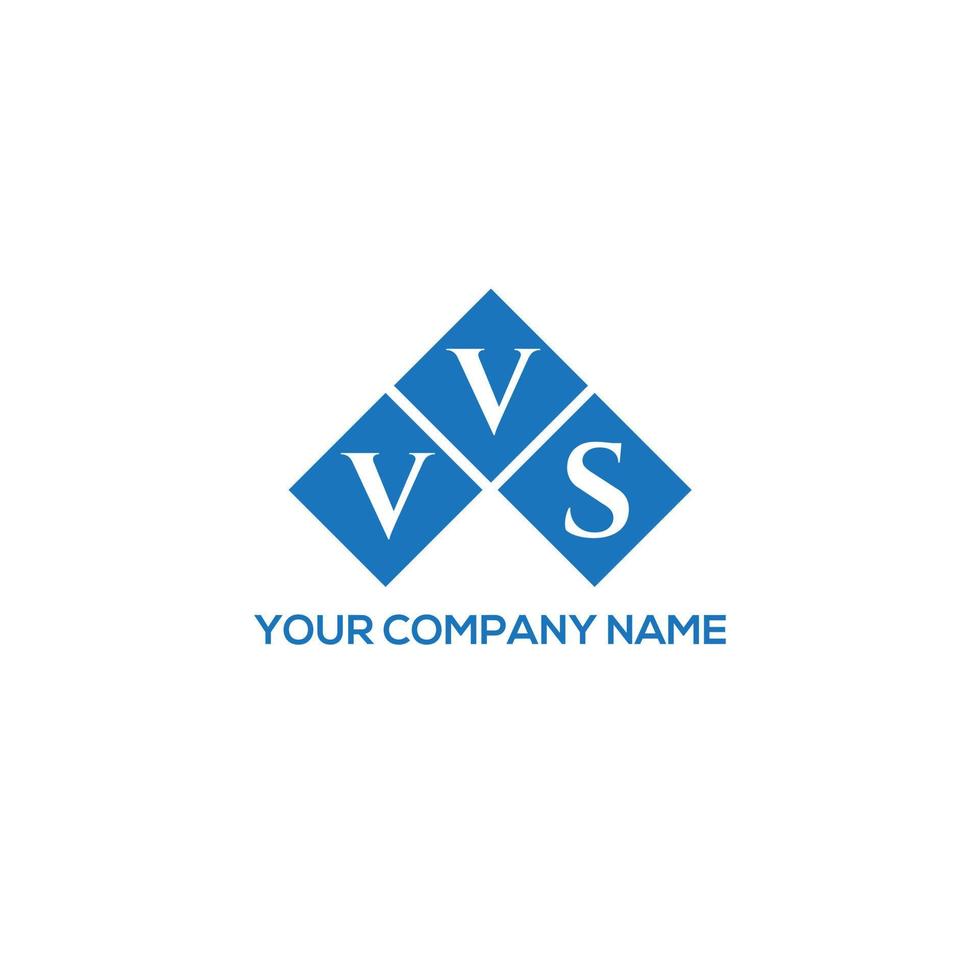 diseño de logotipo de letra vvs sobre fondo blanco. concepto de logotipo de letra de iniciales creativas vvs. diseño de letras vvs. vector