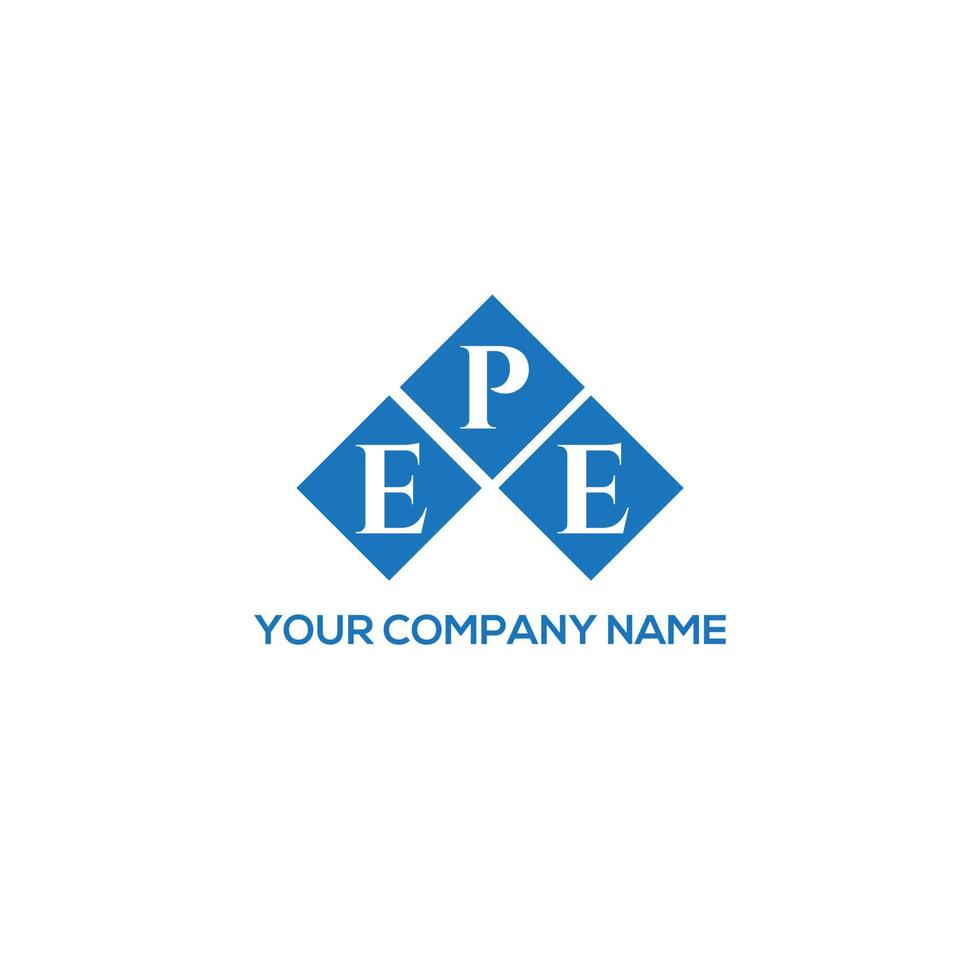 EPE letter logo design on white background. EPE creative initials letter logo concept. EPE letter design. vector