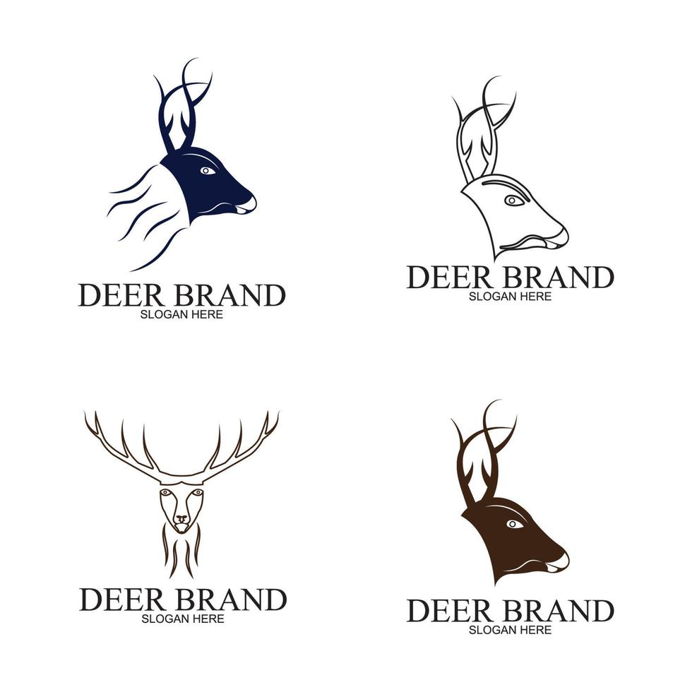 Deer vector icon illustration design