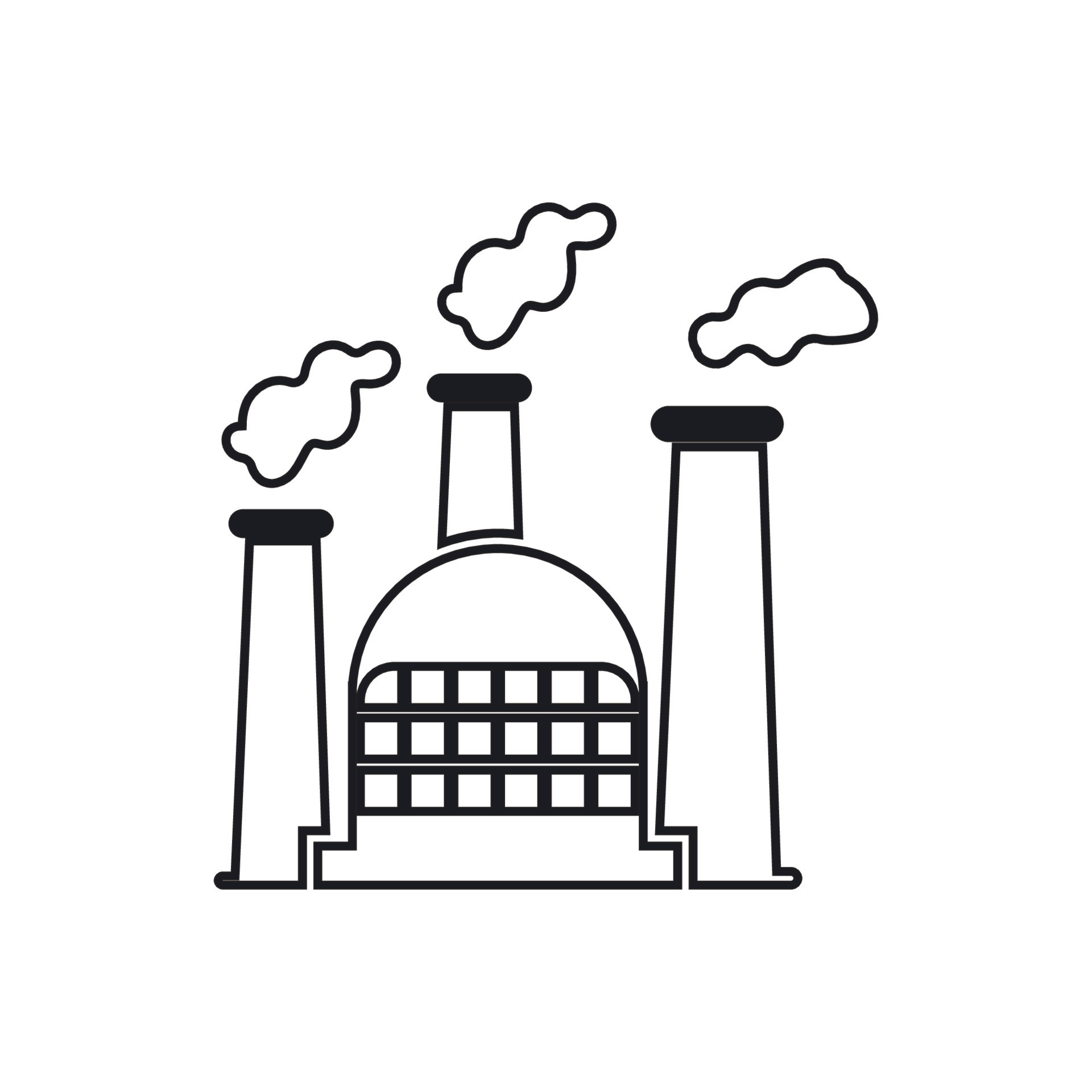 FACTORY BUILDING ICONS VECTOR 7855999 Vector Art at Vecteezy