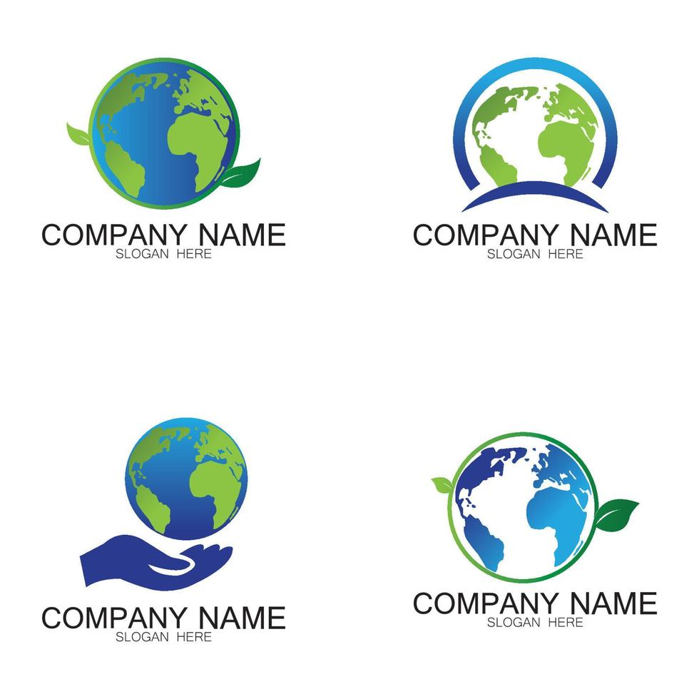 World logo designs vector icon