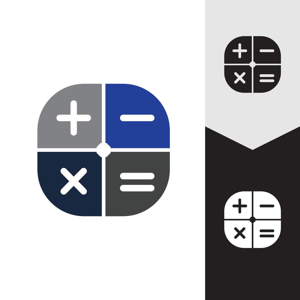 Calculator vector icon template background