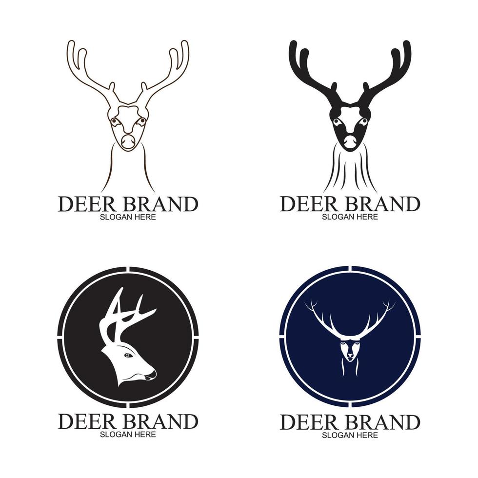 Deer vector icon illustration design