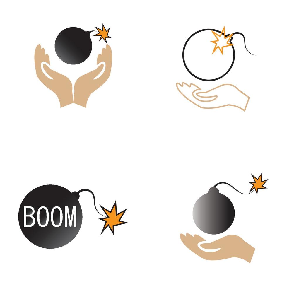 Boom Icon vector background