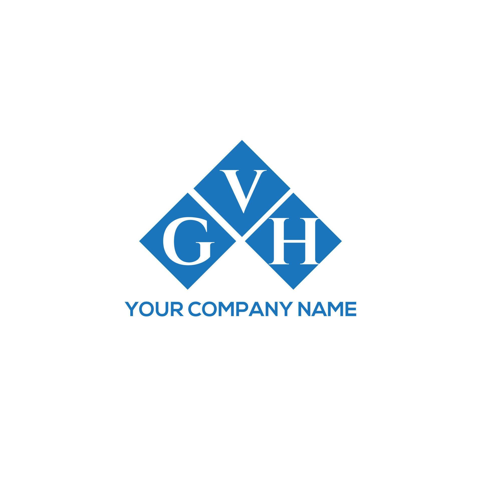 Gvh Letter Logo Design On White Background Gvh Creative Initials Gvh Letter Logo Design On White Background Gvh Creative Initials