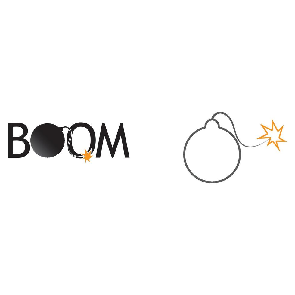 Boom Icon vector background