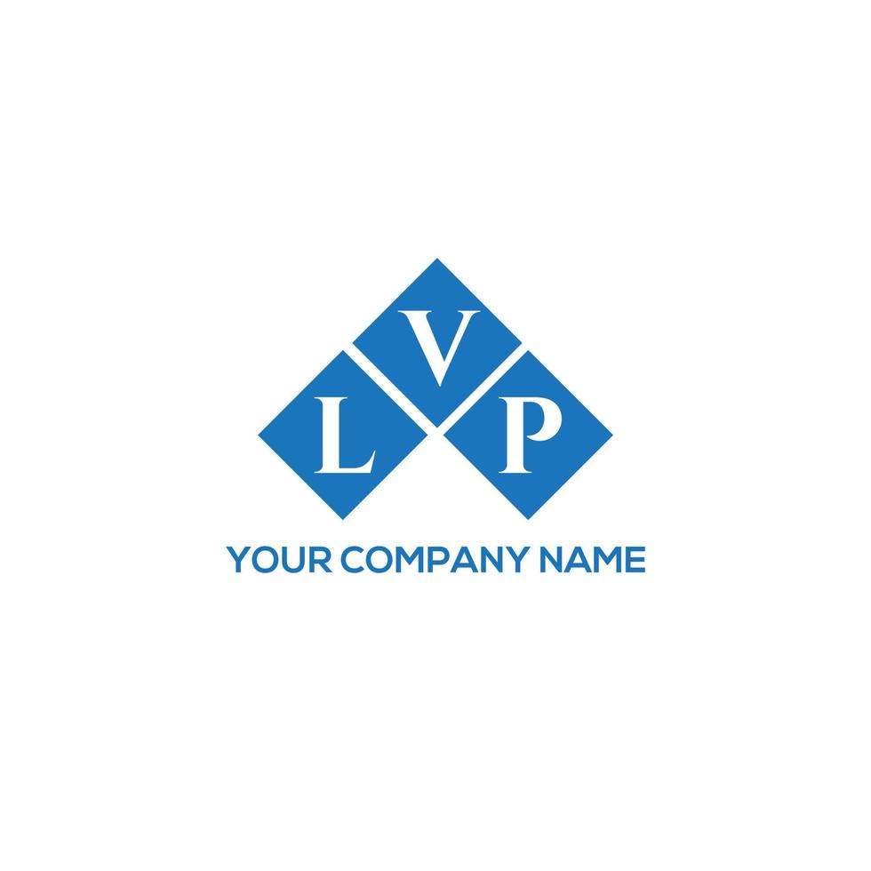 diseño de logotipo de letra lvp sobre fondo blanco. Concepto de logotipo de letra de iniciales creativas de lvp. diseño de letras lvp. vector