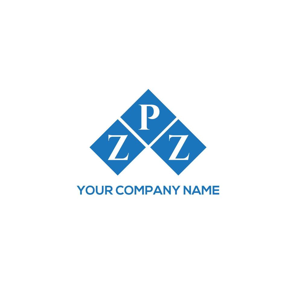 ZPZ letter logo design on white background. ZPZ creative initials letter logo concept. ZPZ letter design. vector