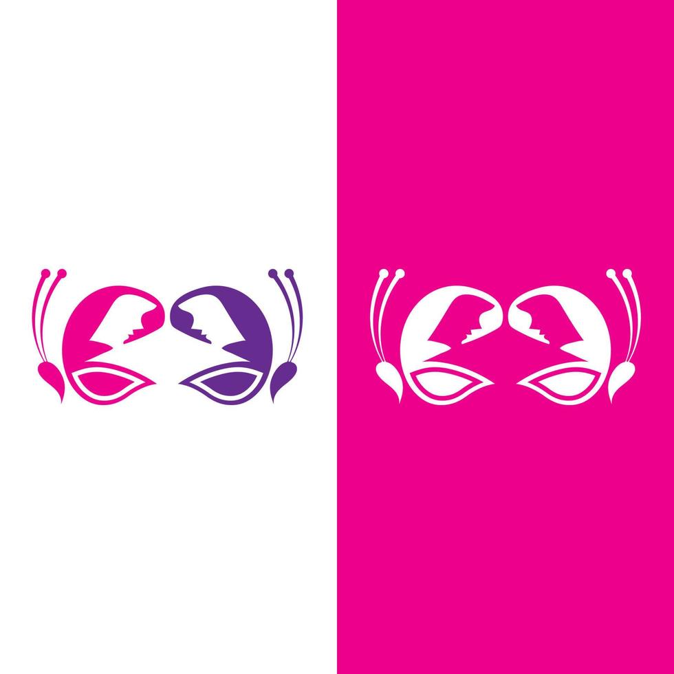 Butterfly logo icon vector design